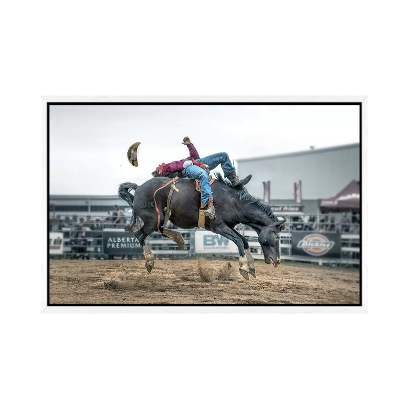 Battle - Print on Canvas, White Framed, 101.6 cm H x 66.04 cm W