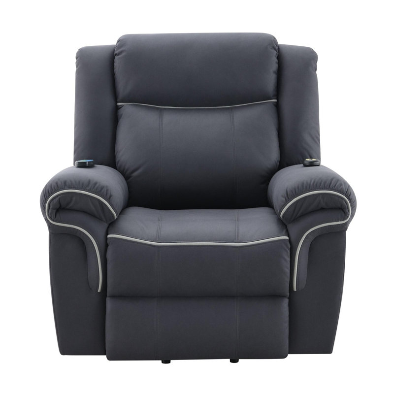 Cheru Power Motion Lift And Recliner Chair With Heated Massage, Dark Blue