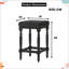 Ensemble de 2 tabourets de comptoir en bois rustique avec siège en velours - tabourets de bar de ferme de 26 pouces, finition grise-131598634