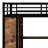 Loft Bed Frame With Built-In Wardrobe-166962412-166962414