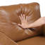 Chaise rembourrée en similicuir de style moderne-2128951225