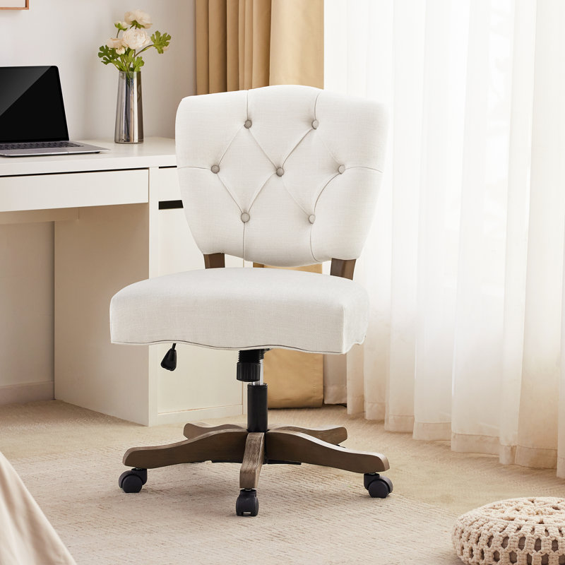 Baden Upholstered Task Chair, Off White