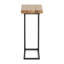 Luka Oak Wood Side Table Large