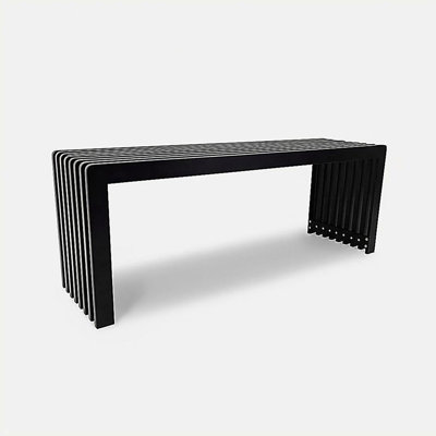 Dune Rounded Bench - Black