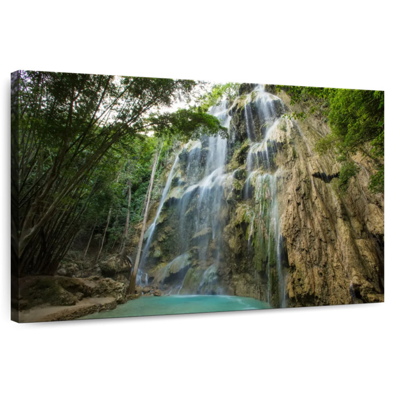 Cascade d'Alvord à Cebu, H 20 po x l 30 po