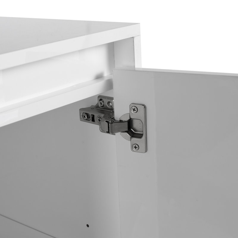 Armoires de rangement autoportantes 12 po, portes à fermeture douce