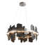 Ardesia 1 - Light Unique Geometric LED Pendant with Slate Accents-55646123