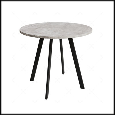 Modern Minimalist Circular Dining Table