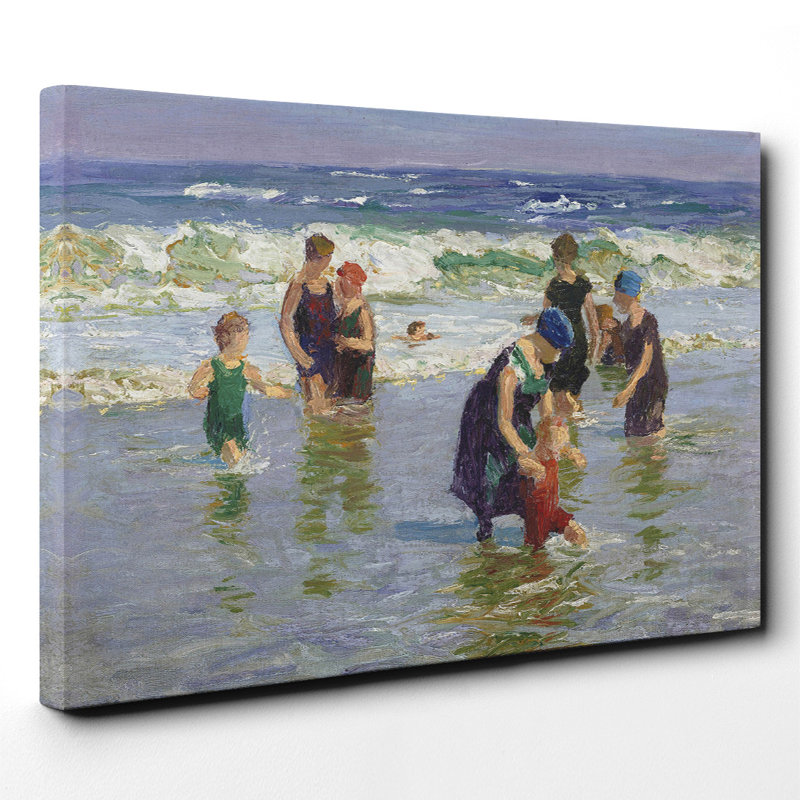 Edward Henry Potthast - Wrapped Canvas, 70cm H x 100cm W