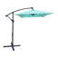 Parasol rectangulaire pour terrasse à énergie solaire 2 x 3 m à économie d'énergie