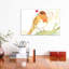 Robin avec coquelicot - reproduction d'art-52990434-52990435-52990438