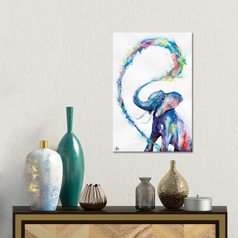 Veris 1 Piece Wall Art on Canvas, 30.48 cm H x 45.72 cm W, Wrapped Canvas