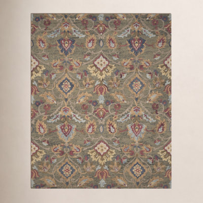 Tansy Wool Floral Indoor Rug