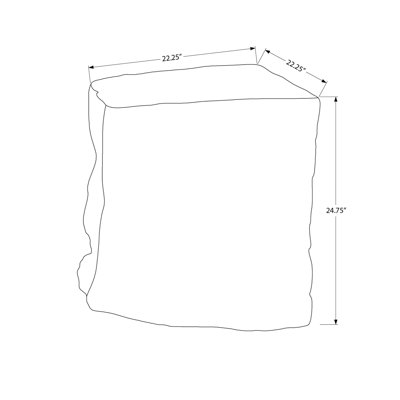 Table d'appoint de style contemporain