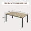 Table de salle à manger d'extérieur Romio-82704787