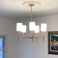 elijah 5 light shaded classic traditional chandelier