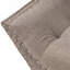 Banc moderne capitonné à boutons, repose-pieds rembourré en tissu décoratif pour la chambre à coucher ou le salon (SEULEMENT OTTOMAN)