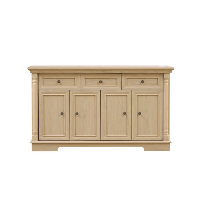 Versatile Storage Cabinet Mdf Farmhouse Style Ideal For Kitchen And Living Spaces