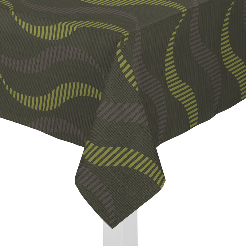 Maxeen Tablecloth, 130cm W x 190cm L, Taupe