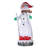 20FT Giant DISCO Lighted Inflatable Skiing Snowman