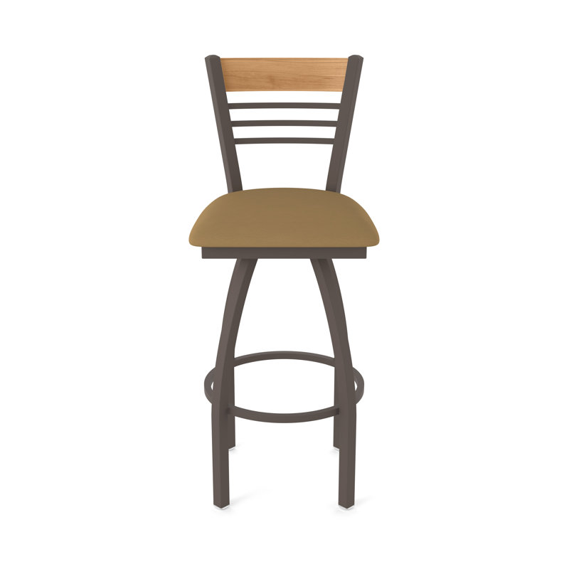 Tabouret de comptoir pivotant 880 Eleanor, Bronze, Doré, Tabouret de comptoir (siège d’une hauteur de 25