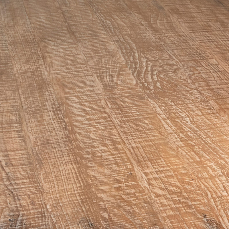 59-Inch Round Reclaimed Pine Antique Natural Dining Table