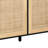 Functional Particle Board Cabinet With Accents - Black Front For Bedroom And Living Room Finish-428241762