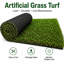 Tapis de gazon artificiel 5 pi x 20 pi avec une hauteur de poils de 0,8 po pour le patio et le balcon
