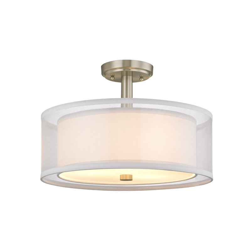 Kholby Fabric Semi Flush Mount