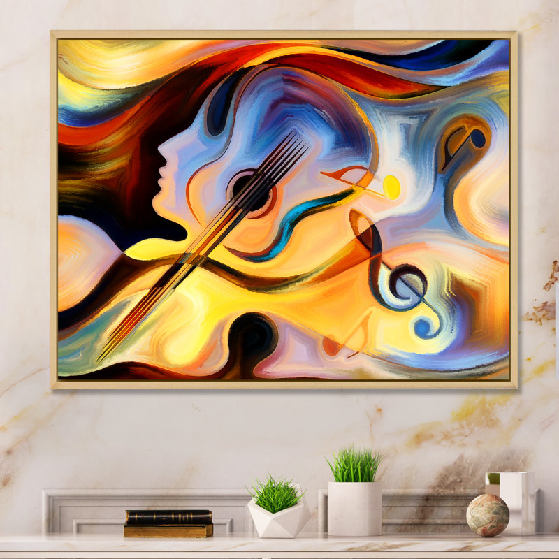 «Realms of Inner Ii», reproduction sur toile flottante, H 30 po x l 40 po x P 1,5 po, Cadre naturel