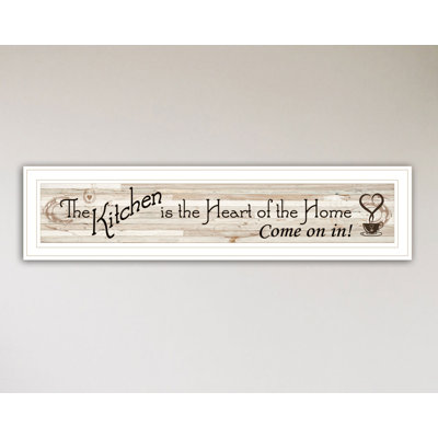 Kitchen Is The Heart Of The Home by Trendy Decor 4U - Single Picture Frame Panoramic Print