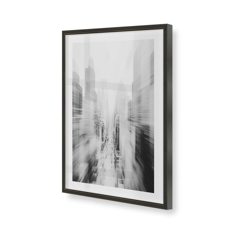 Pulsion urbaine, Cadre photo simple noir satiné, H 9 po x l 11 po