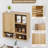 23.6" Bathroom Wall Cabinet-1137005091