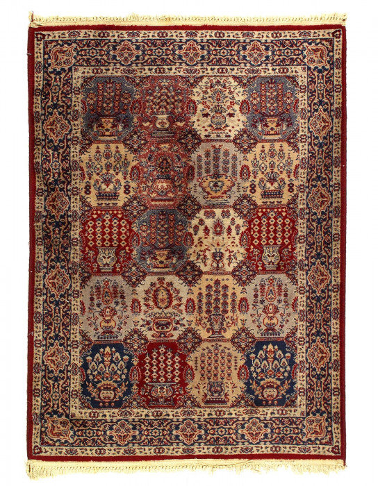 Fine Modern Machine made Kerman design 4'1"x5'7"