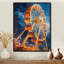 Parc d'attractions jaune et bleu - Art mural-866327070-1038113294