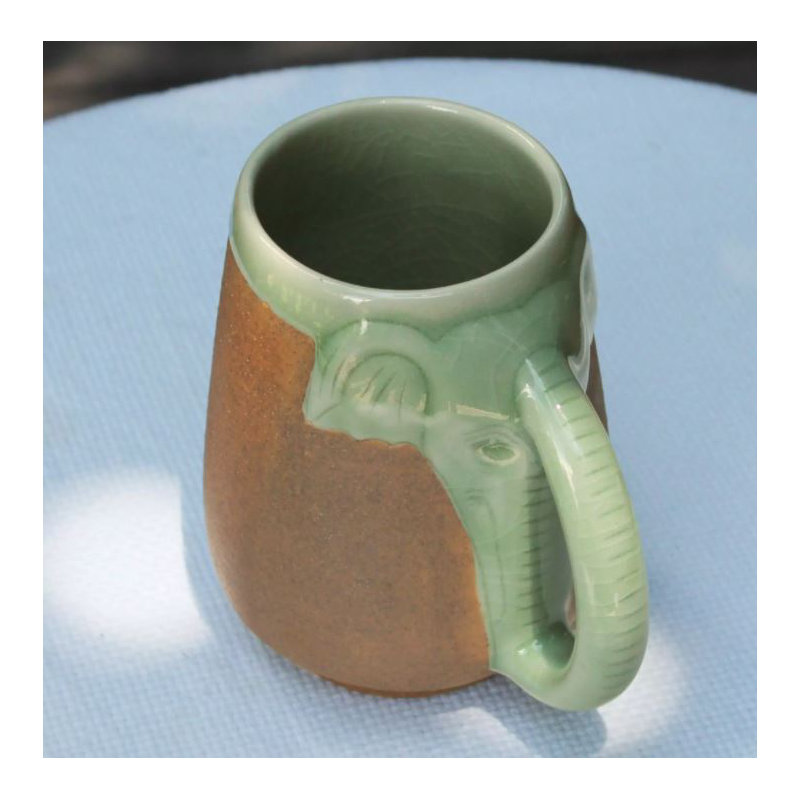 Handmade Ceramic Coffee Mug, Brown