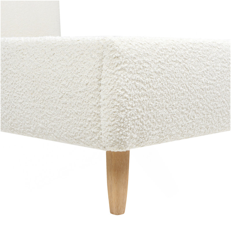 Lit plateforme tapissier Roman