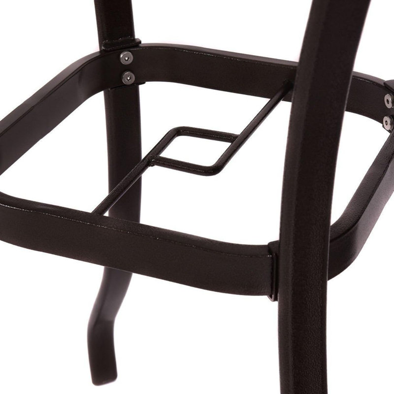 Carly Square Tempered Glass Outdoor Dining Table