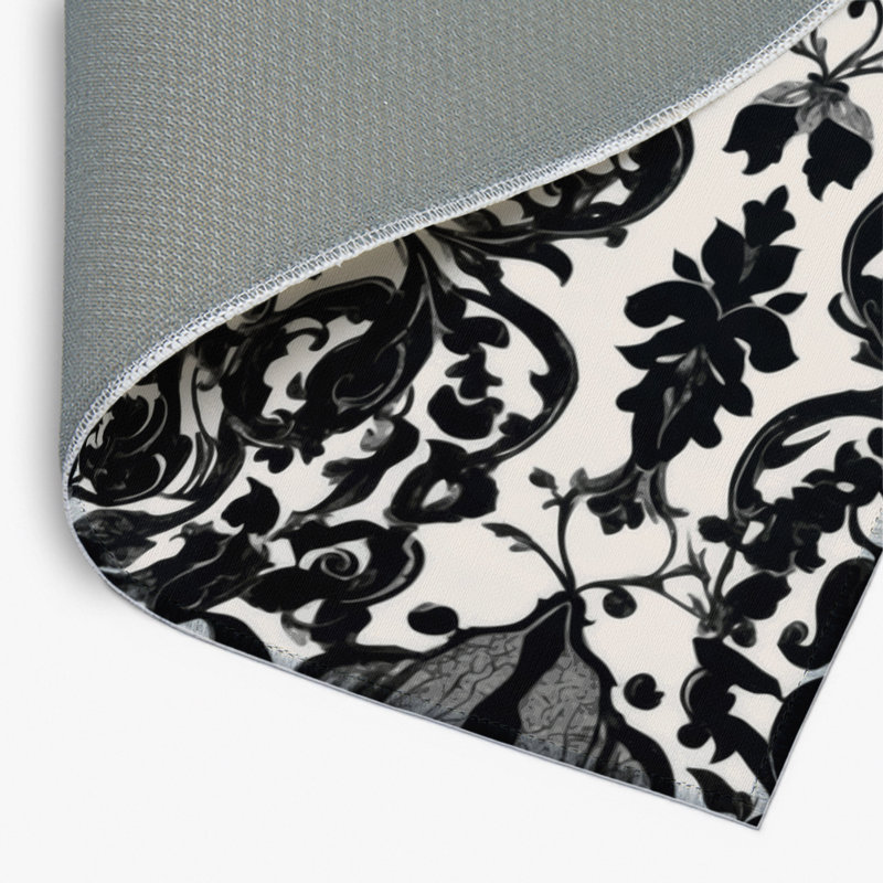 Tapis intérieur et extérieur Pewter Grace, Rectangle 1 pi 6 po x 2 pi 6 po