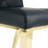 Bryttney 19.5'' H Tufted Faux Leather Upholstered Metal Side Chair-856397968-856397969