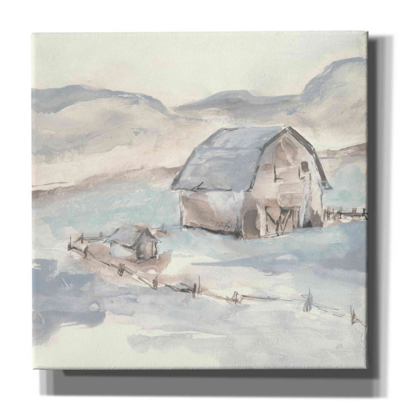 «Barn IV» par Chris Paschke, estampe numérique sur toile, H 12 po x l 12 po