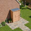 Cedar Wooden Heavy Duty Lean-To Storage Shed With Single Door