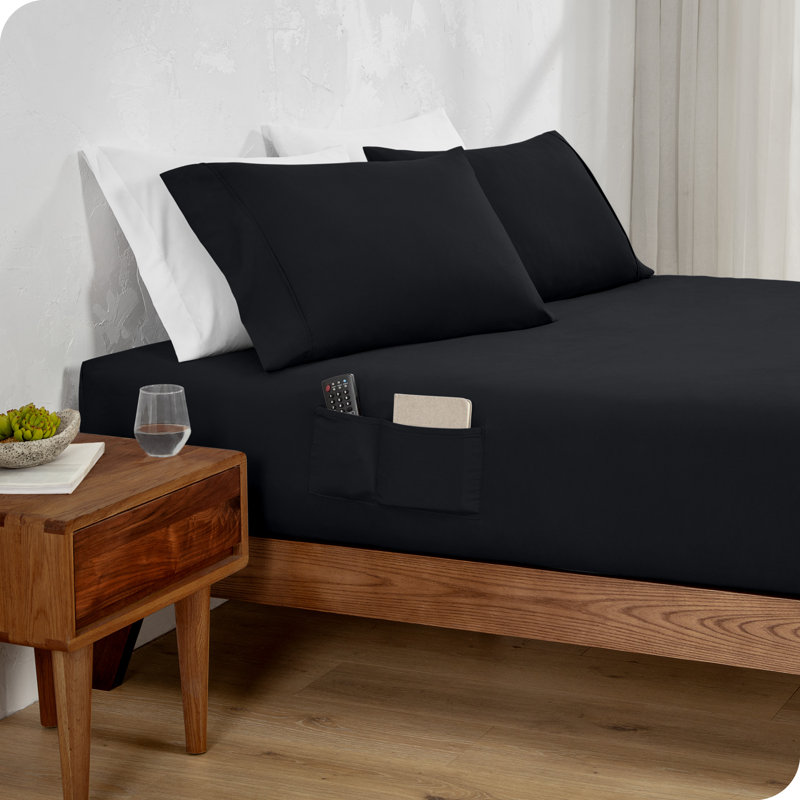 Twin XL White Microfiber Deep Pocket Fitted Sheet Set