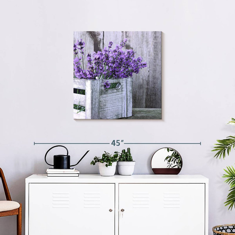 Arrangement de lavande rustique