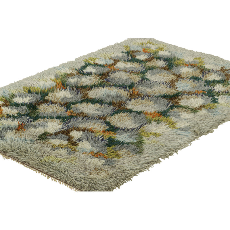One-of-a-Kind 3’2x4’11 Hand Knotted Area Rug