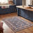 Travertine Traditional Overdyed Solid Navy Ivory Gold Green Pink Machine Washable Non-Slip Low Pile Indoor Outdoor Pet Friendly Living Room Bedroom Dining Room Entryway Hallway Office Area Rug-1633436951