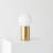 Kai 11" Modern LED Table Lamp with Gold Finish, Frosted Globe Shade, Built-In Dimmer and USB Port, Bulb Included-128250142