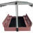 47.2" x 47.2" Solid Wood Square Sandbox With Cover, Pink-121846305