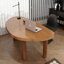 Bureau en bois massif brun clair à forme libre-1536678696