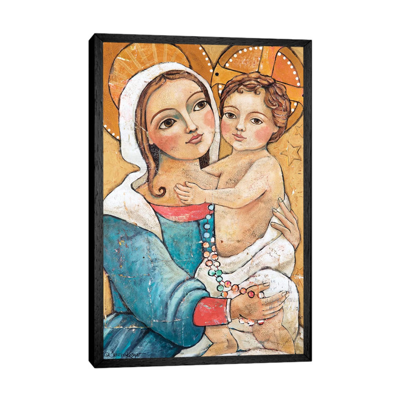Beauty And Grace by Teresa Kogut - Print on Canvas, Black Floater Framed, 101.6cm H x 66.04cm W x 3.81cm D